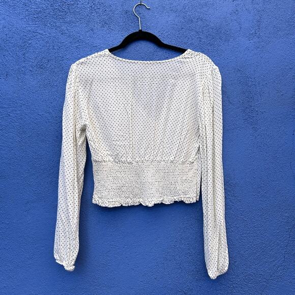 Heart Hips Polka Dot Romantic Cropped Top - Picture 6 of 6